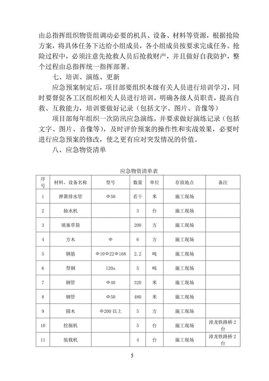 高速公路防汛应急预案_第5页