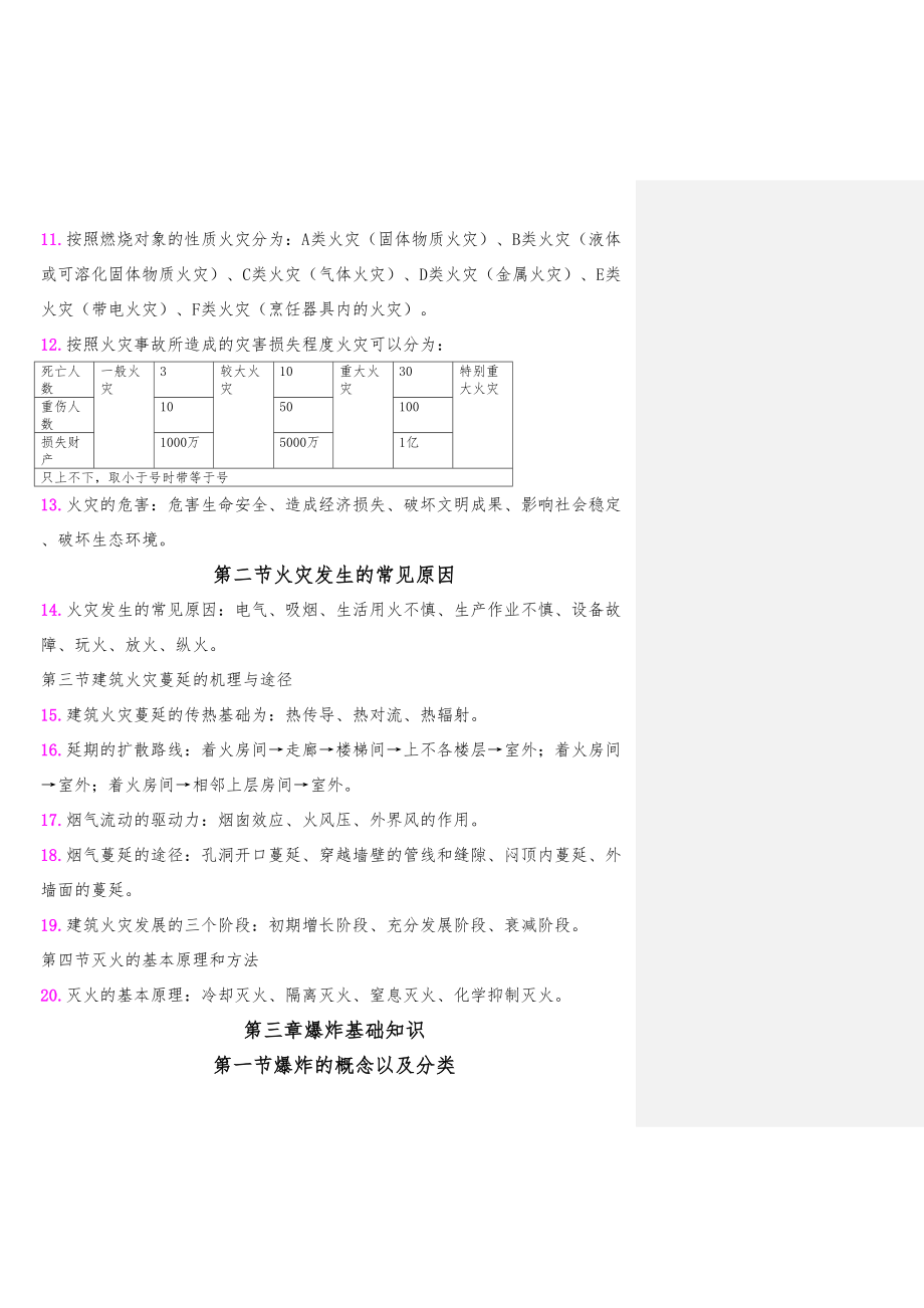 一级消防工程师重点学习笔记知识分享(DOC 61页)_第3页