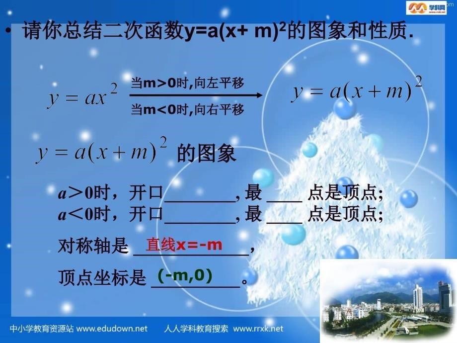 浙教版数九上2.2二次函数的图像ppt课件_第5页