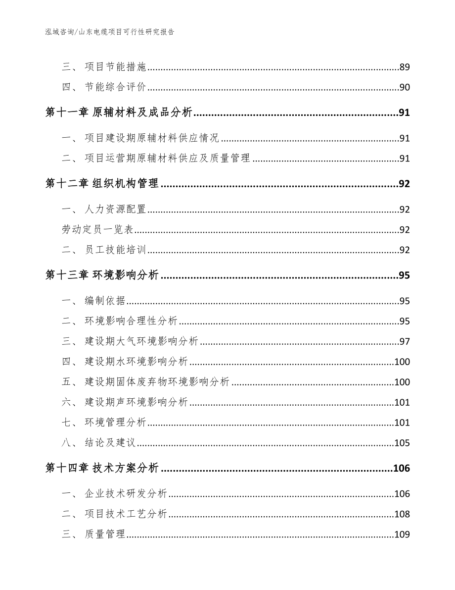 山东电缆项目可行性研究报告_第4页