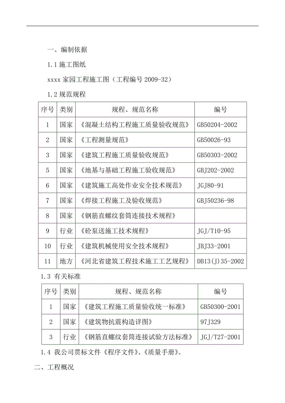 [河北]住宅建筑工程基础工程施工方案.doc_第1页