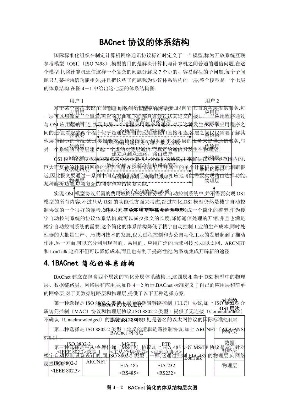 BACnet协议的体系结构_第1页