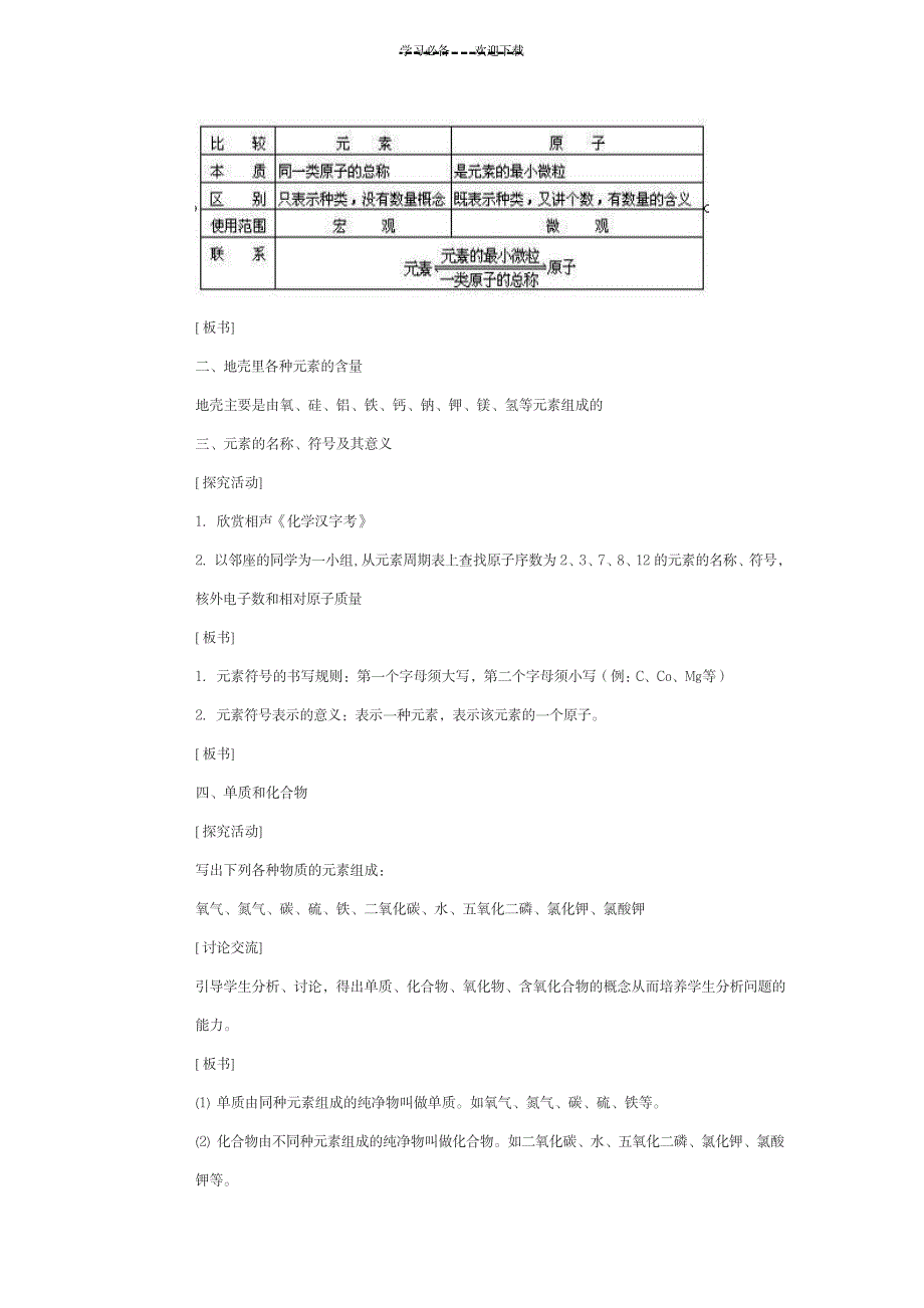 2023年初中化学“辨别物质的元素组成”教学案例反思剖析1_第4页