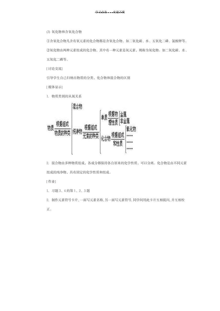 2023年初中化学“辨别物质的元素组成”教学案例反思剖析1_第5页