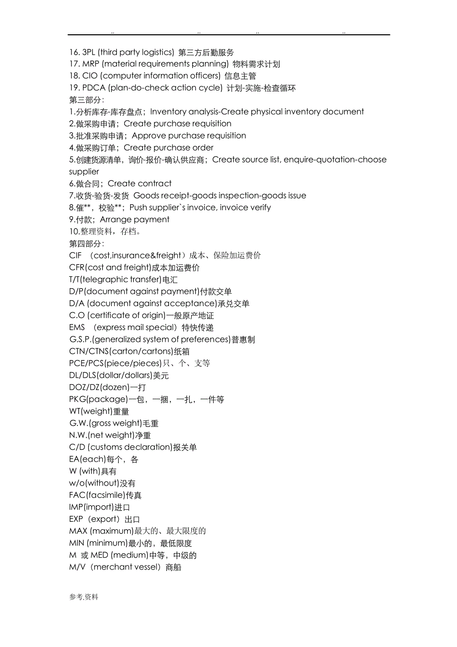 采购专业英文术语_第2页