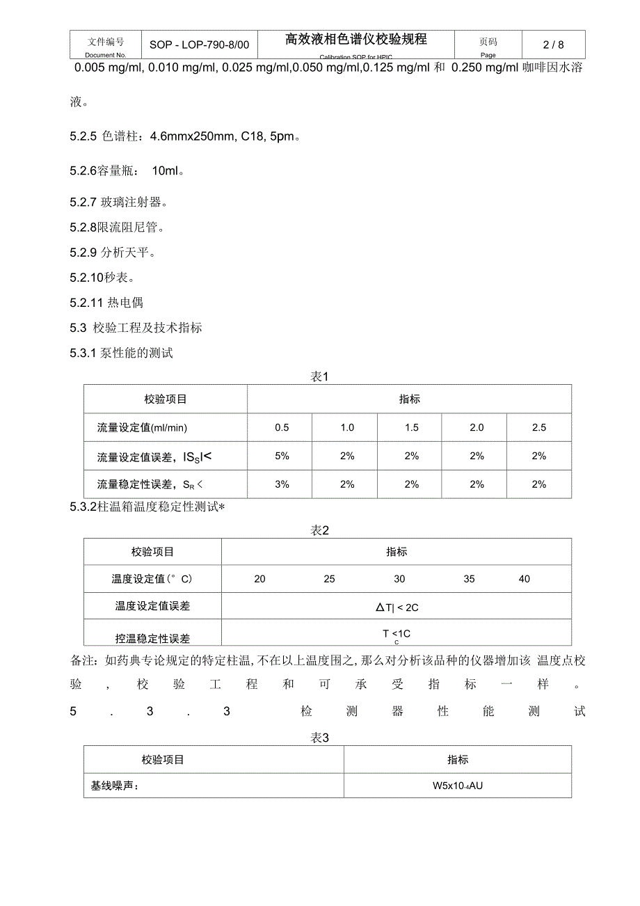 高效液相色谱仪校验规程_第2页