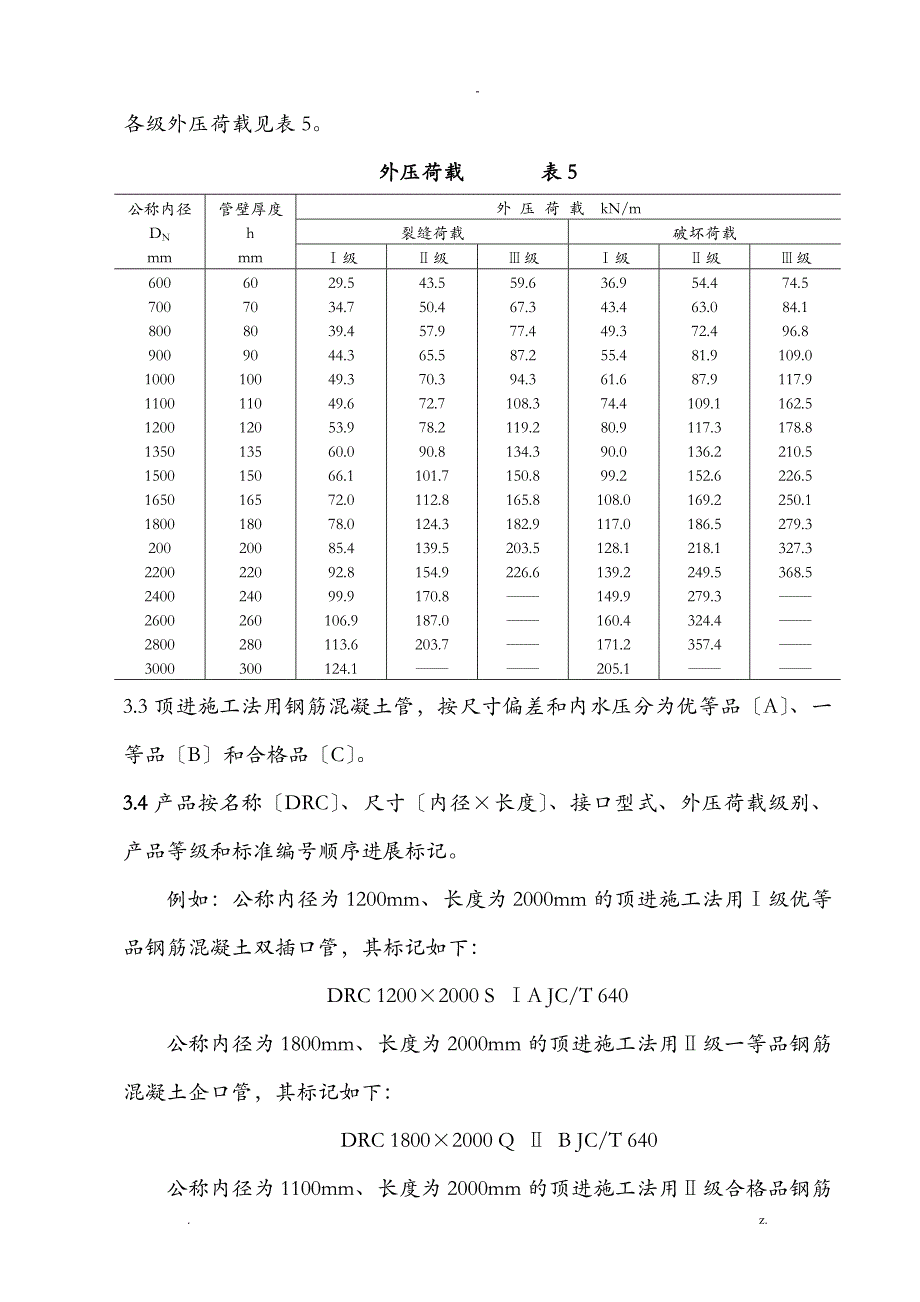 顶管用钢筋混凝土管标准_第4页