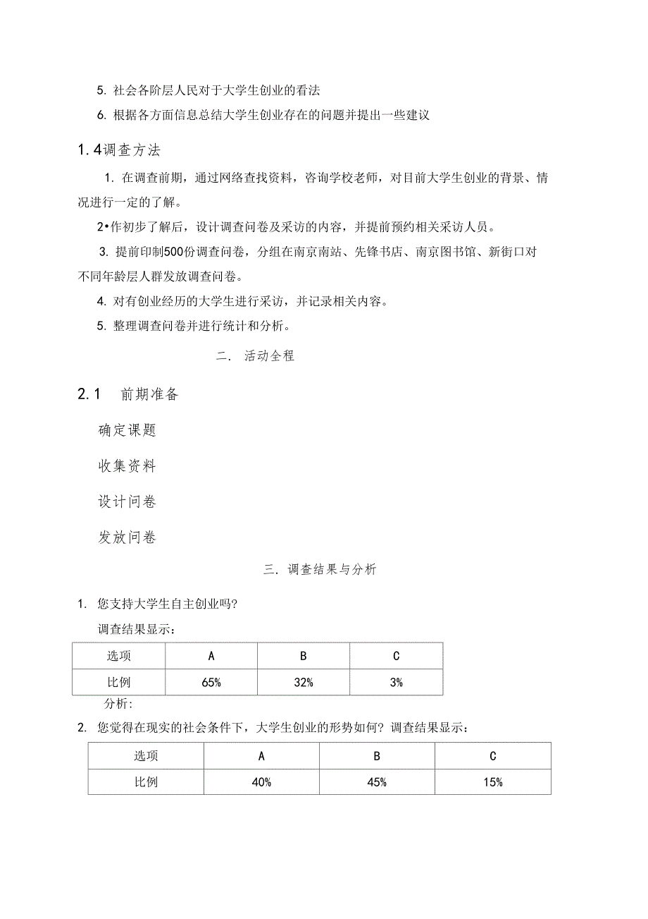 大学生创业的社会实践调查报告_第2页