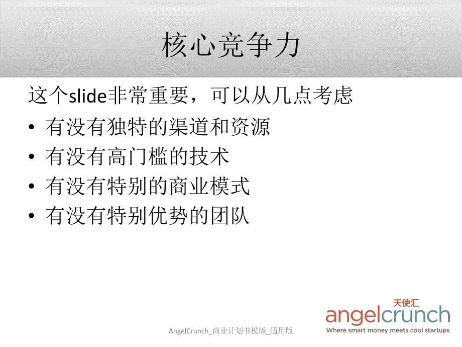 AngelCrunch商业计划书模版通用版课件_第5页