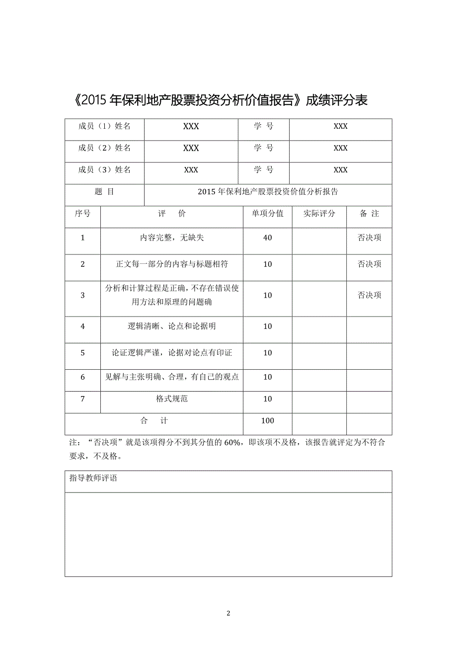 保利地产投资分析报告_第2页