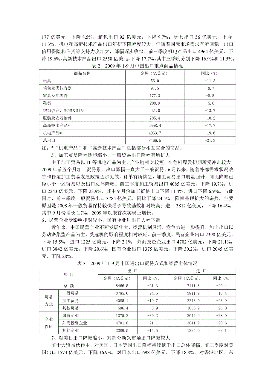 2010中国对外贸易形势报告_第4页