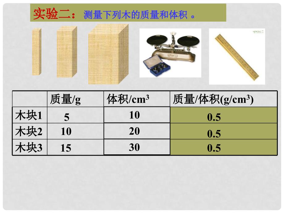 山东省邹平县实验中学八年级物理上册 6.2 密度课件 （新版）新人教版_第4页