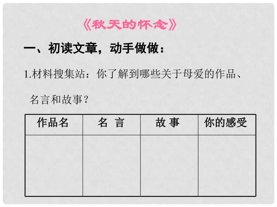 五年级语文上册 天的怀念 3课件 长版_第4页