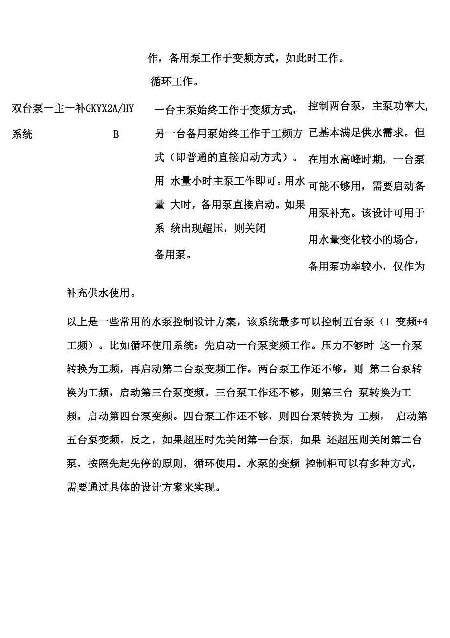 水泵变频控制柜设计方案_第3页