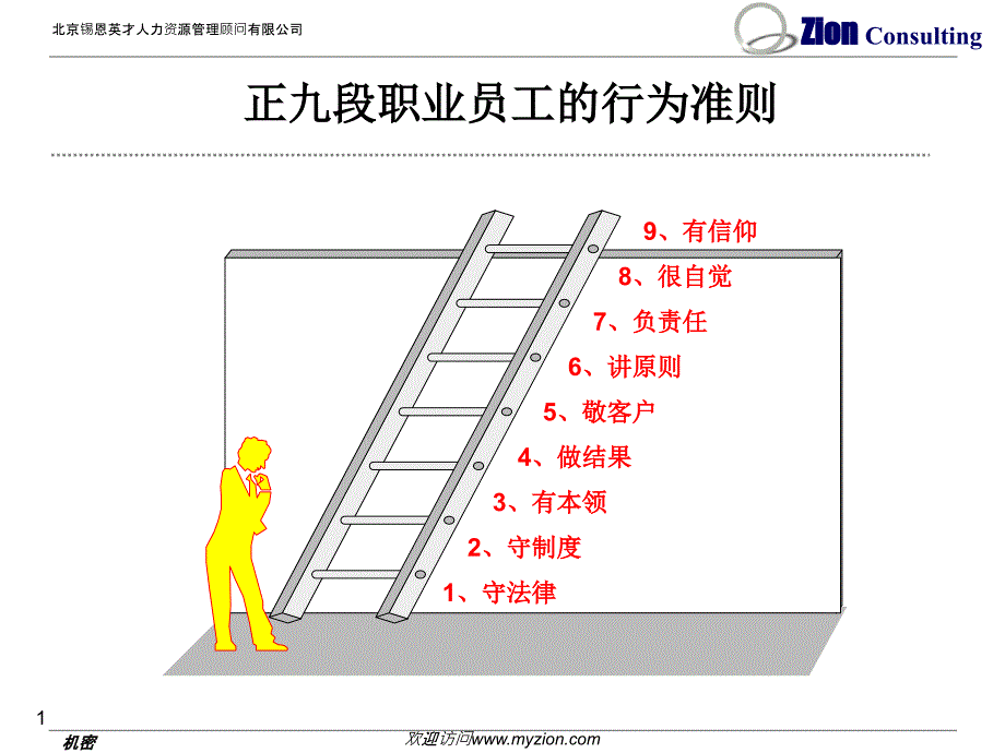 正九段职业员工的行为准则_第1页