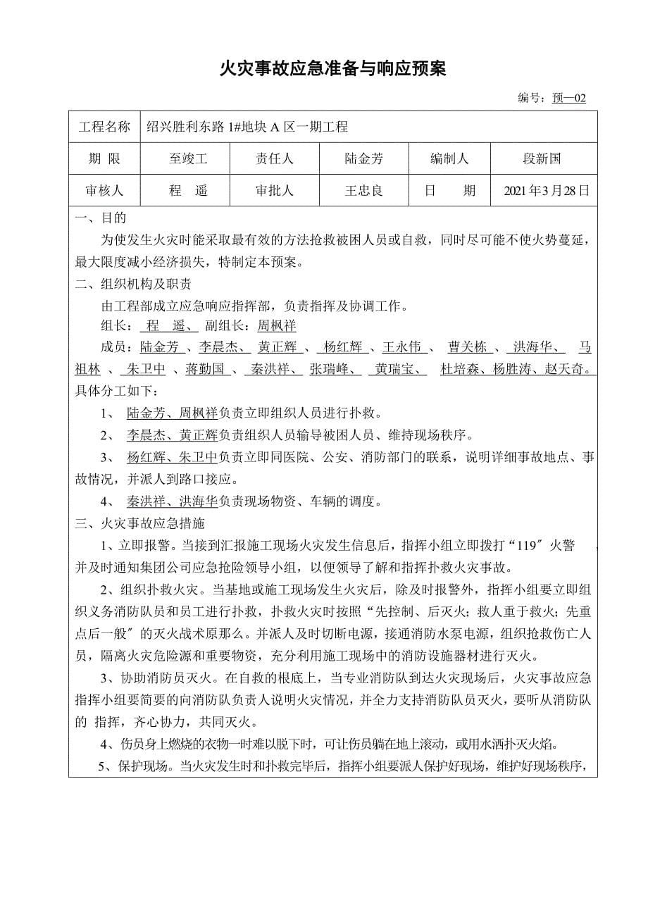 绍兴工地应急预案_第5页