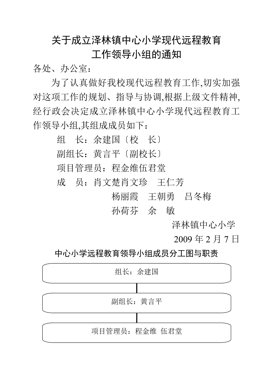 农村中小学现代远程教育档案资料共35页_第1页