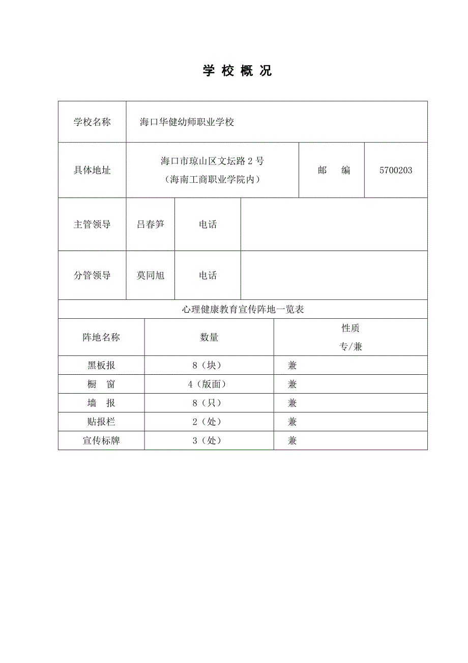 学校心理健康教育档案_第4页