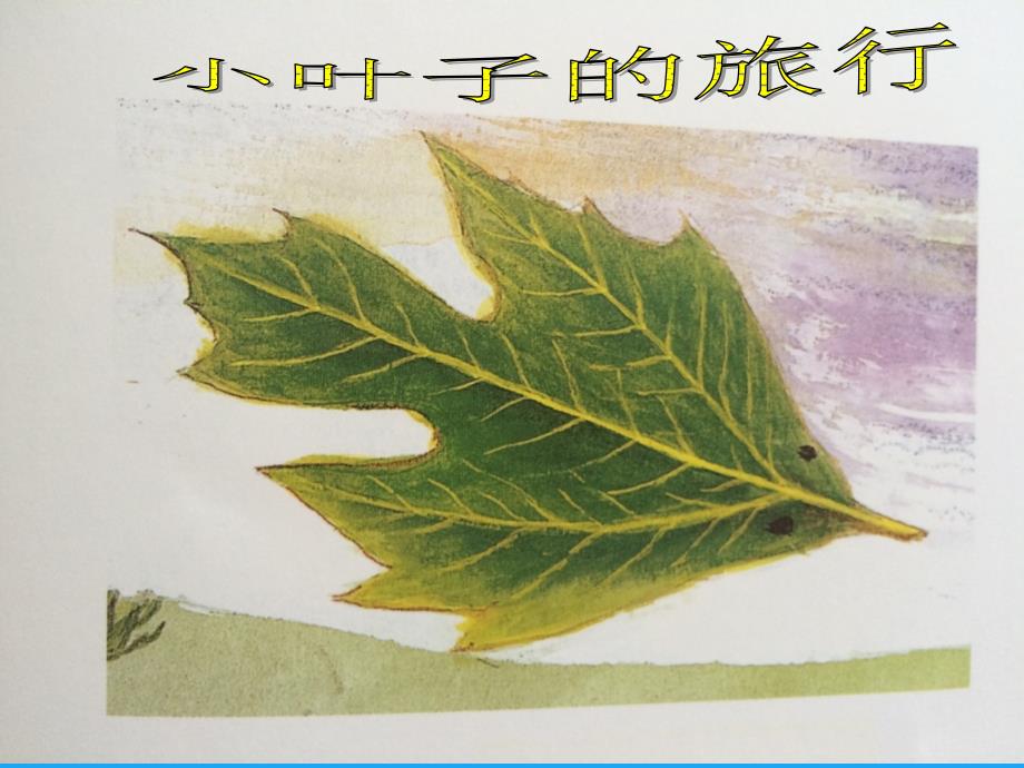 (完整)小叶子的旅行ppt_第1页