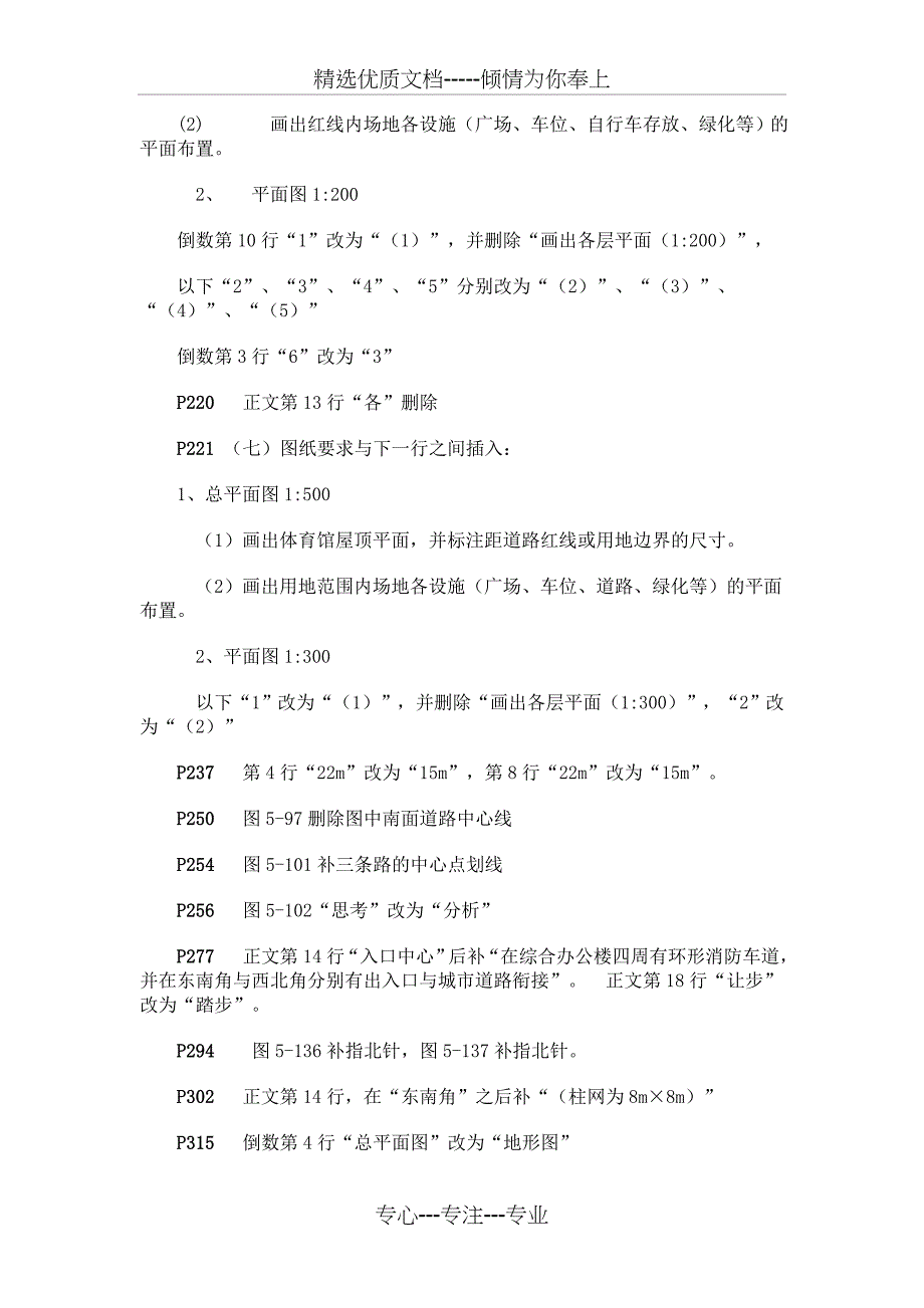 一级注册建筑师考试建筑方案设计(作图)应试指南(第四版)-勘误表_第3页