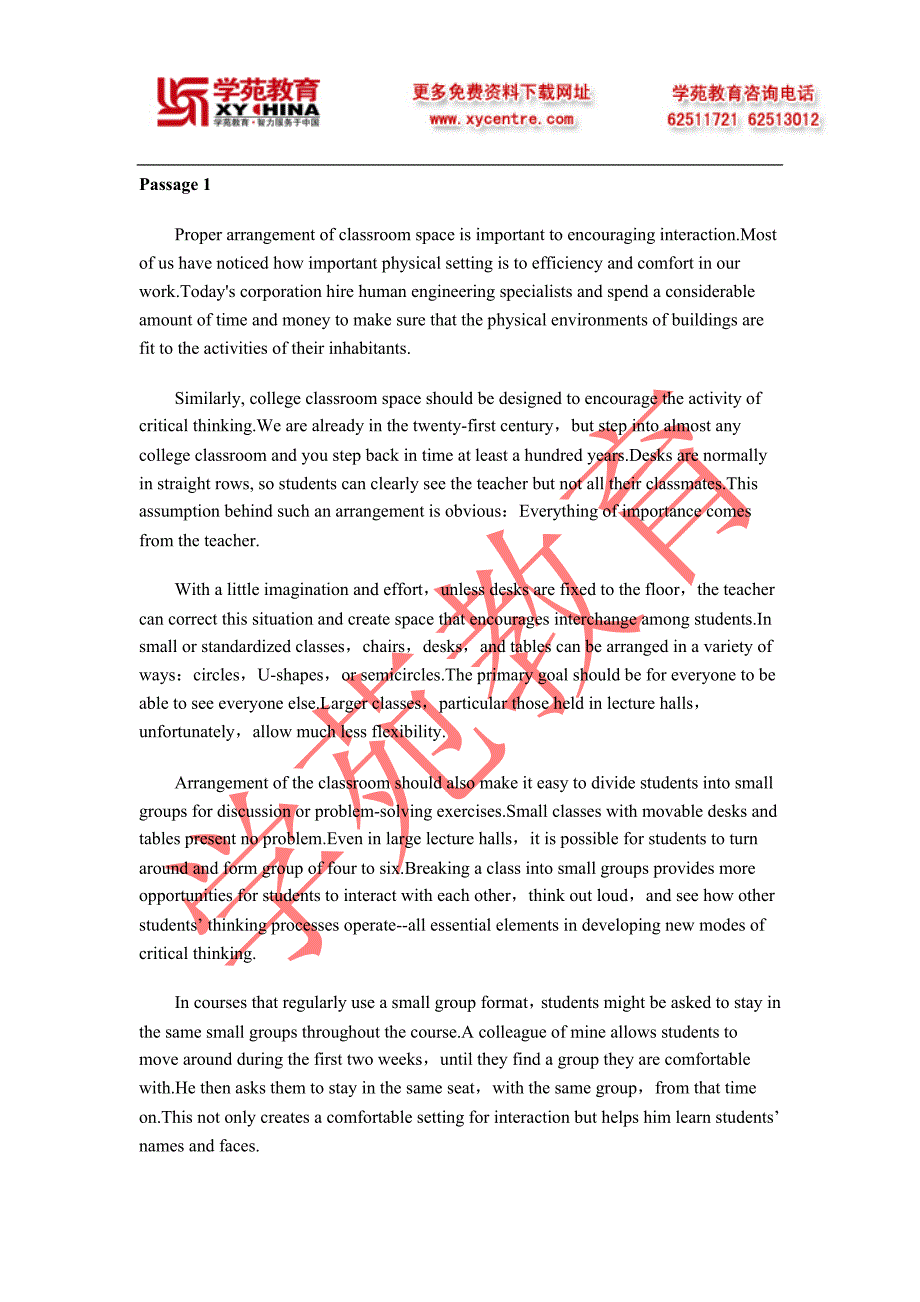 同等学力英语备考阅读理解含答案._第1页