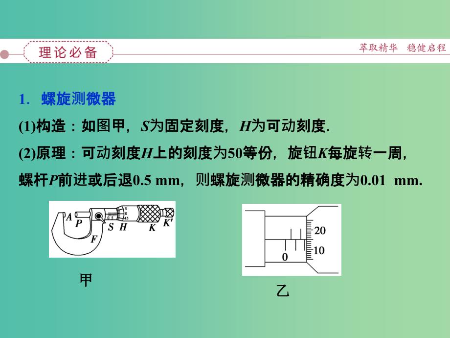 高考物理大一轮复习 实验七 测定金属的电阻率课件.ppt_第2页