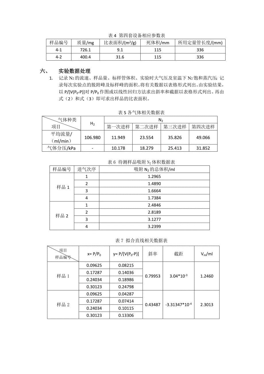 色谱法测定固体催化剂的表面积.doc_第5页