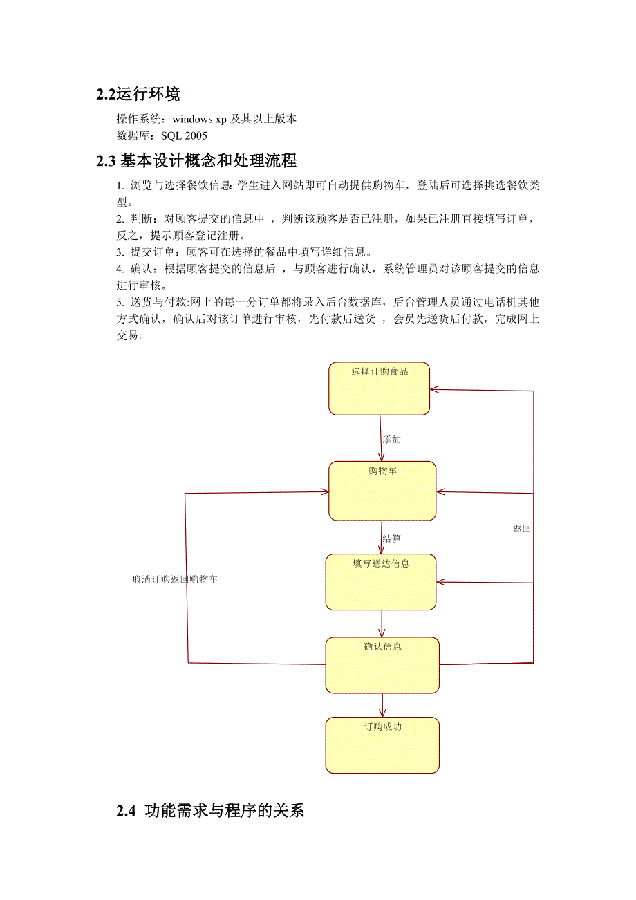 校园在线订餐管理系统概要设计说明书_第3页