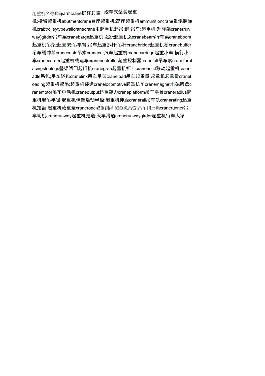 起重机名称翻译_第1页