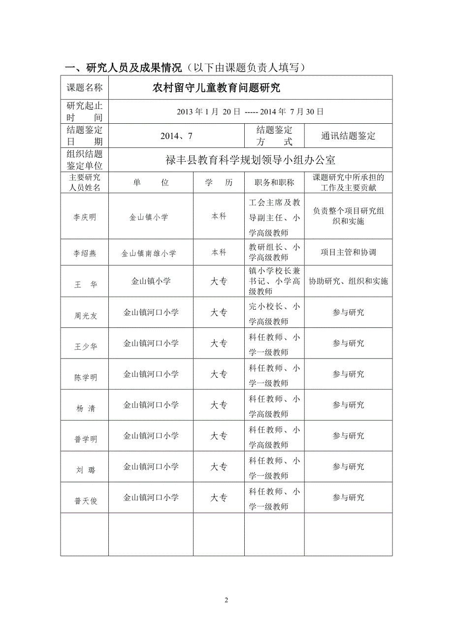 《农村留守儿童教育问题研究》课题结题鉴定申请评审书.doc_第3页