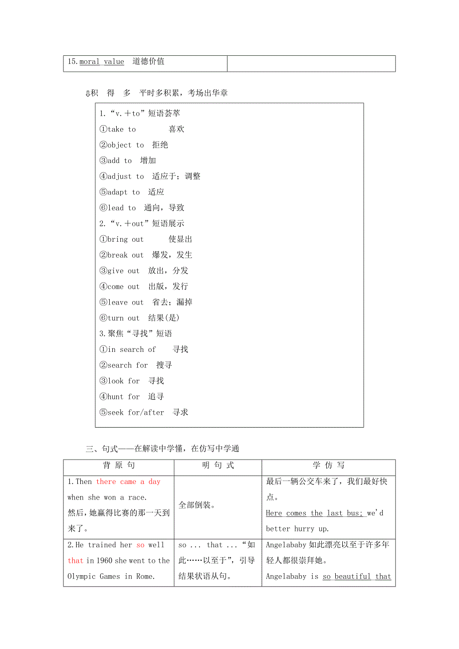 高考英语一轮复习Unit4UnforgettableFilms学案重庆大学版_第3页