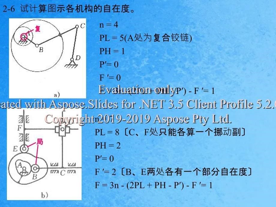 机械原理课后答案第二章作业ppt课件_第5页