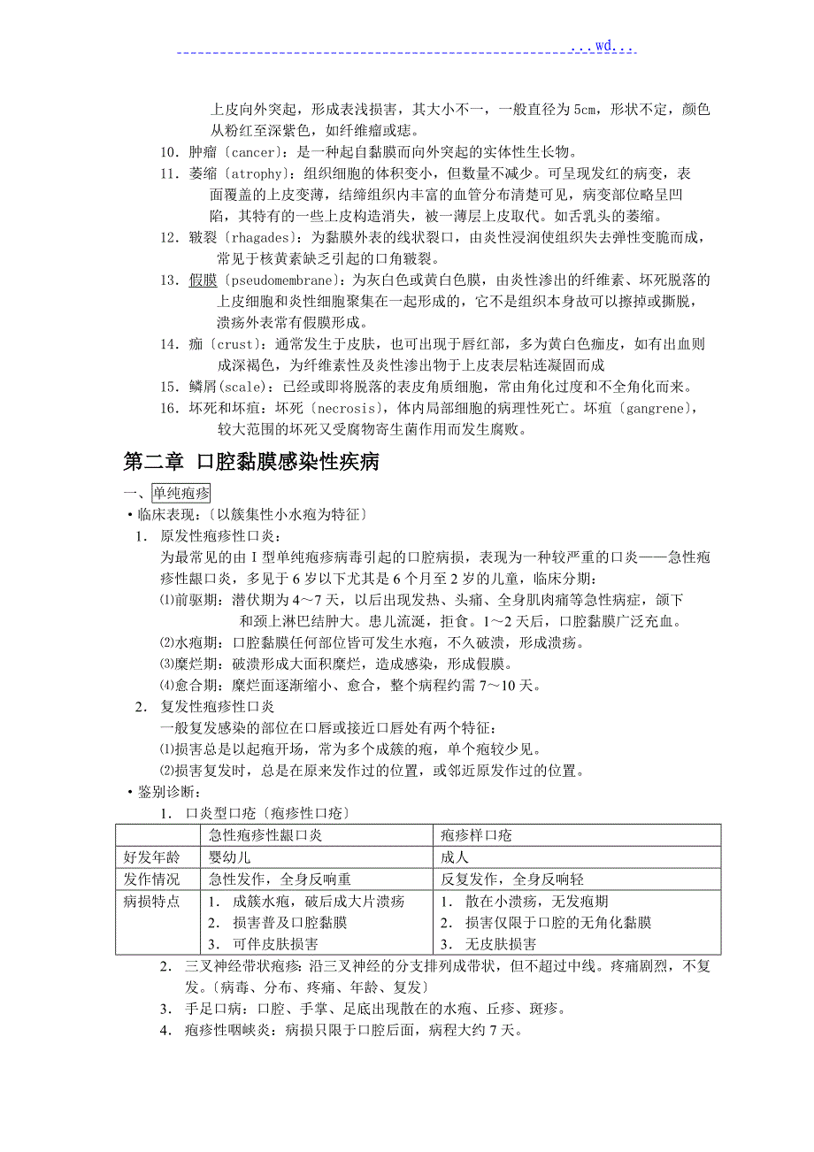 口腔粘膜病学重点总结_第2页