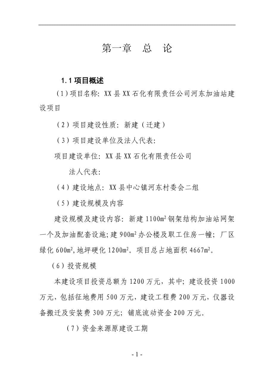 河东加油站建设项目可行性策划书.doc_第5页