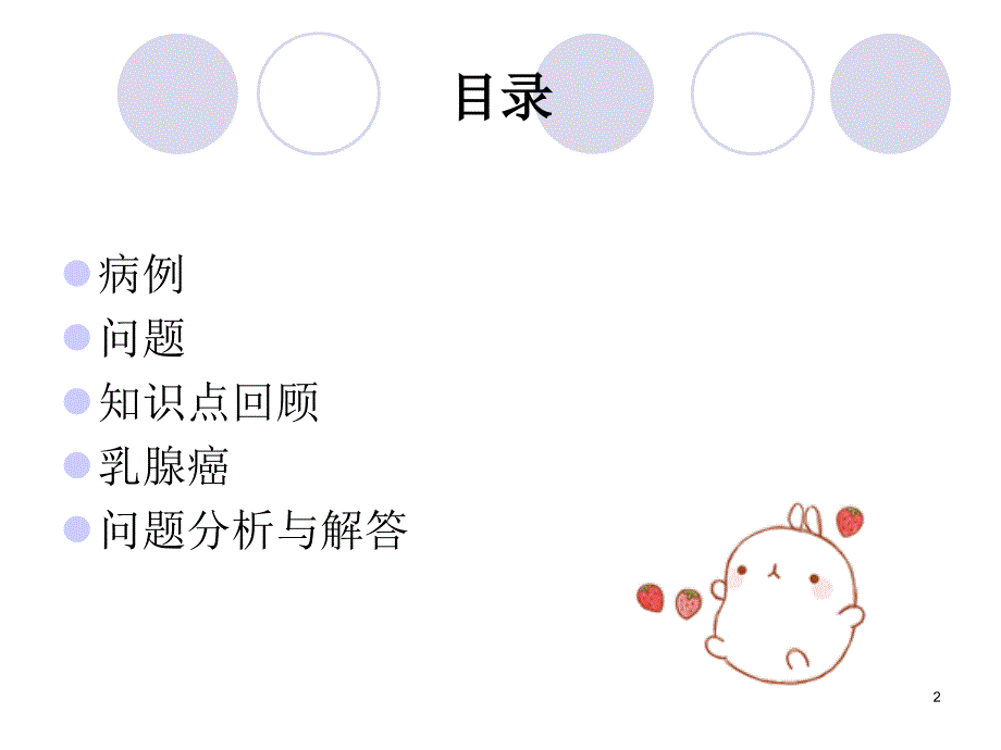 乳腺癌案例分析ppt课件_第2页