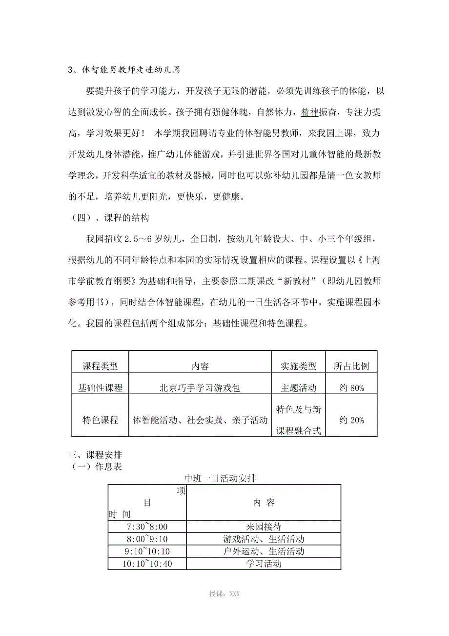 幼儿园课程实施方案_第4页