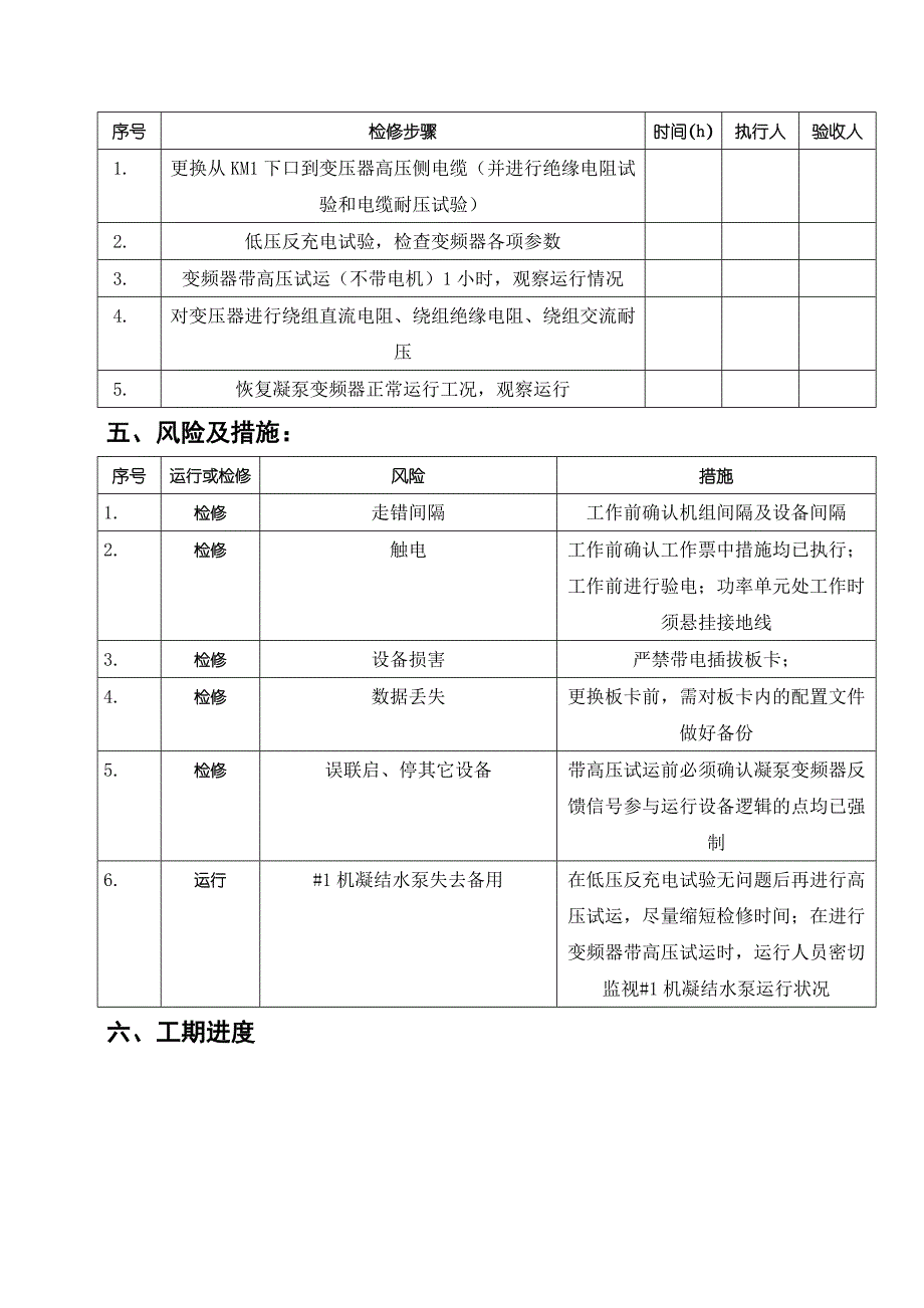 #机凝泵变频器故障跳闸检查处理方案_第4页