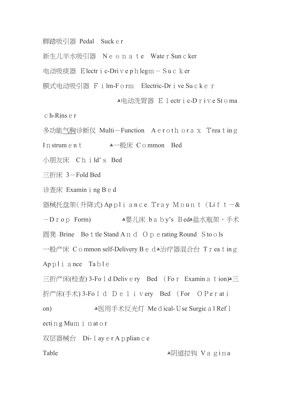 外科常用手术器械名词中英文对照_第3页