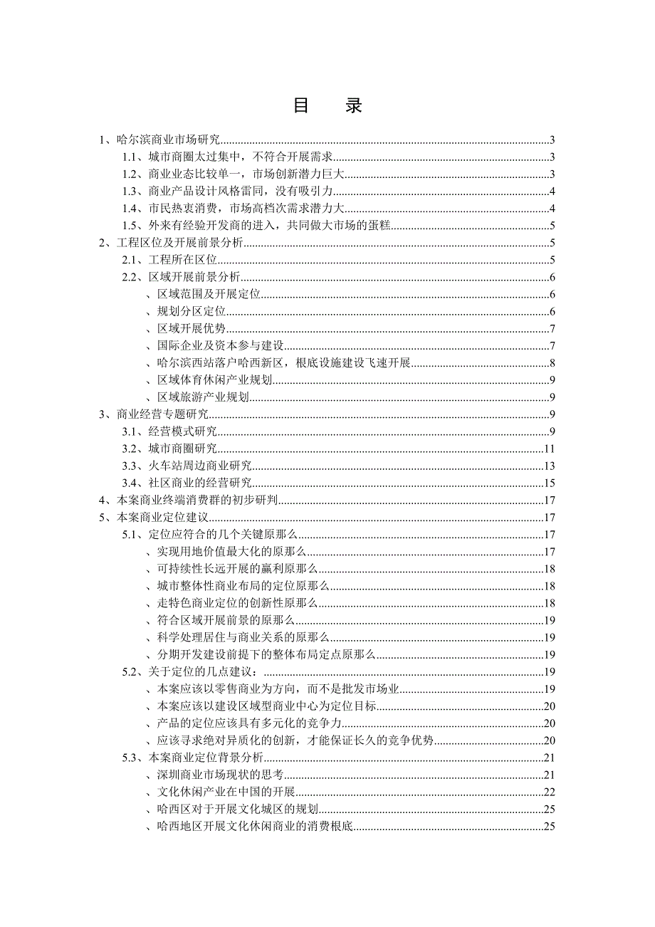 哈尔滨南益集团哈西项目商业产品定位建议_43页_第2页