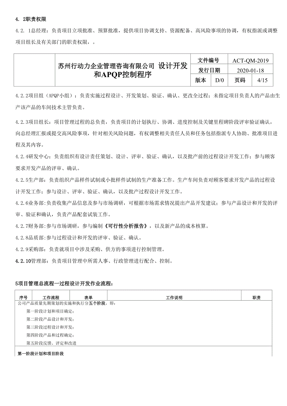 设计开发及APQP控制程序_第4页