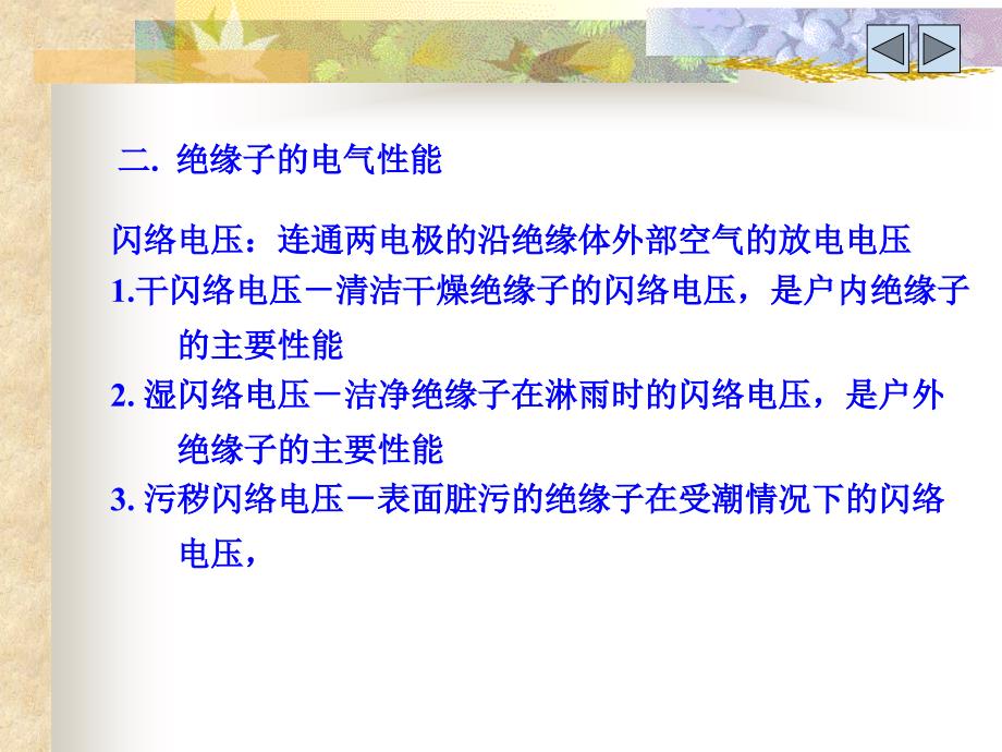 高电压技术第二章沿面放电和高压绝缘子_第2页