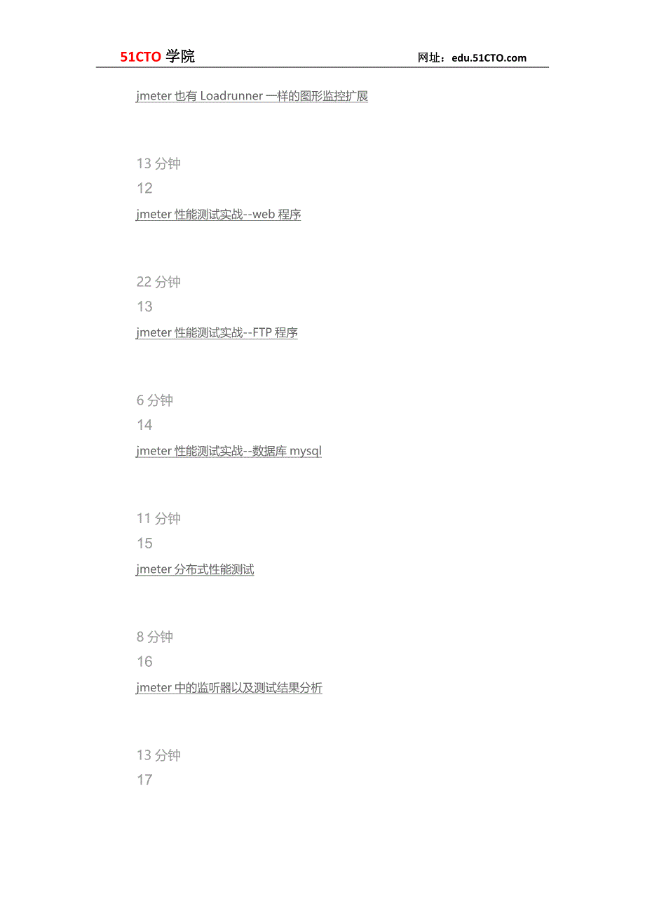 51CTO学院-Jmeter性能测试全程实战视频课程【小强测试出品】.docx_第3页