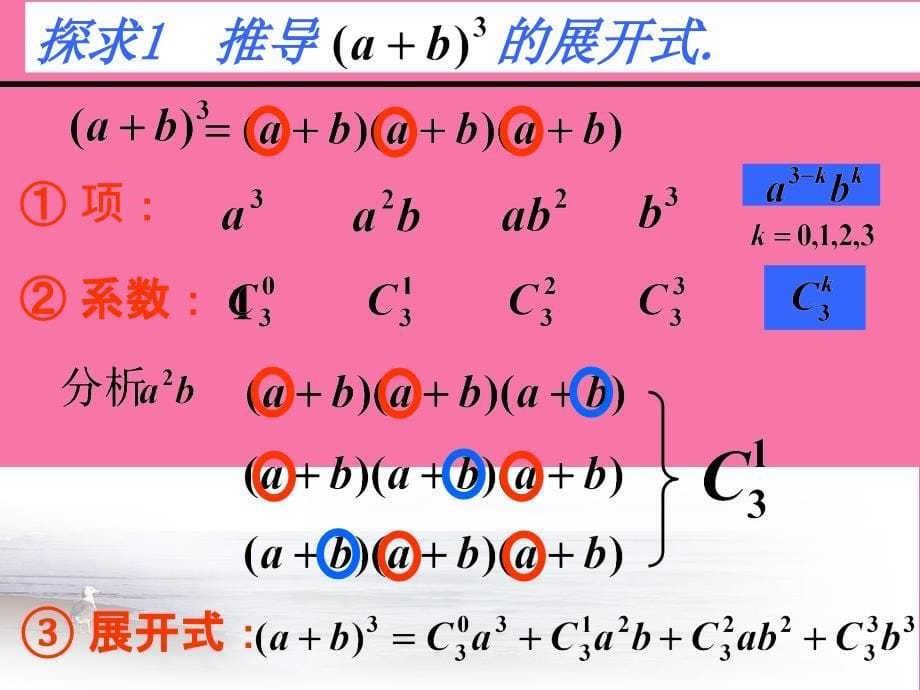 人教版选修23第一章二项式定理第一课时ppt课件_第5页