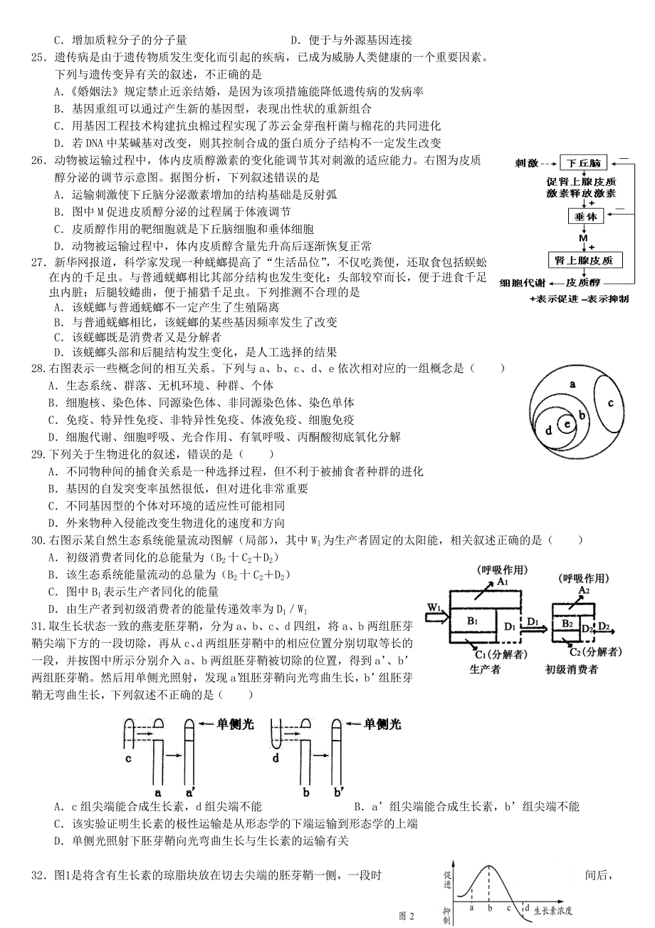 生物必二必三选择题.doc_第4页