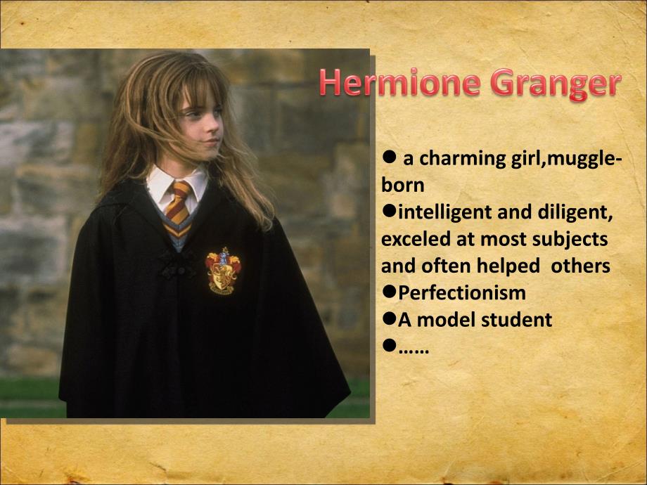 Englishpresentation-Hermione英语课展示-赫敏《哈利波特》.ppt_第2页