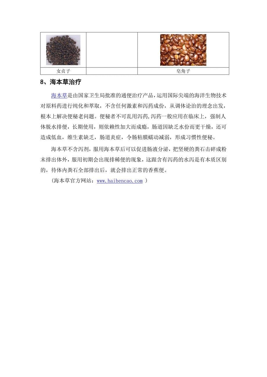 便秘症状及便秘并发症和慢性便秘的治疗方法.doc_第5页