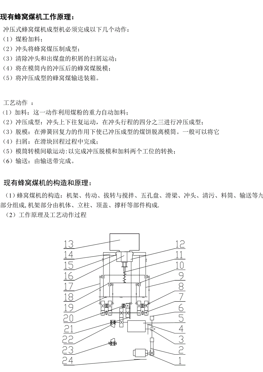 蜂窝煤成型机的设计 (2)_第2页