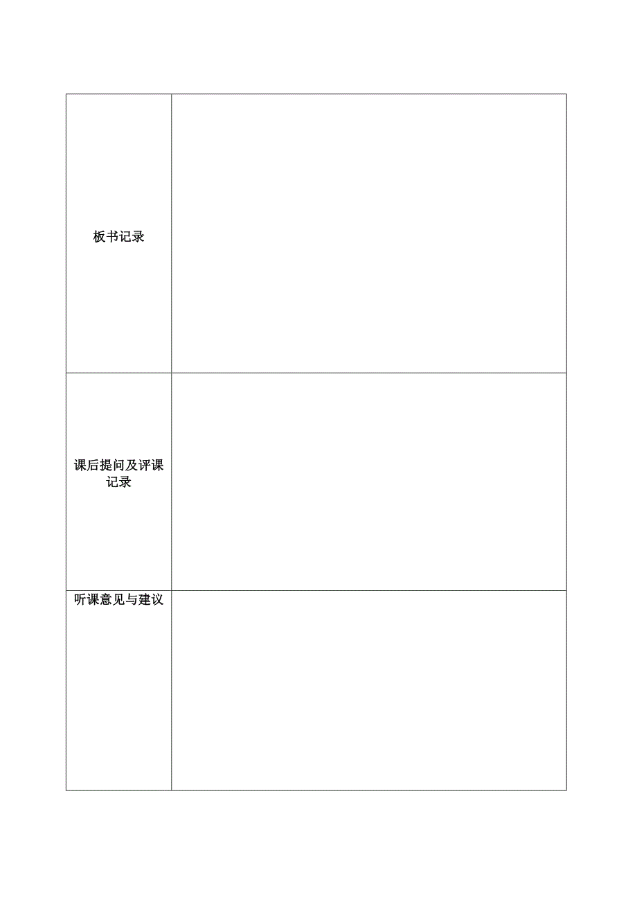 听课记录表格模板_第3页