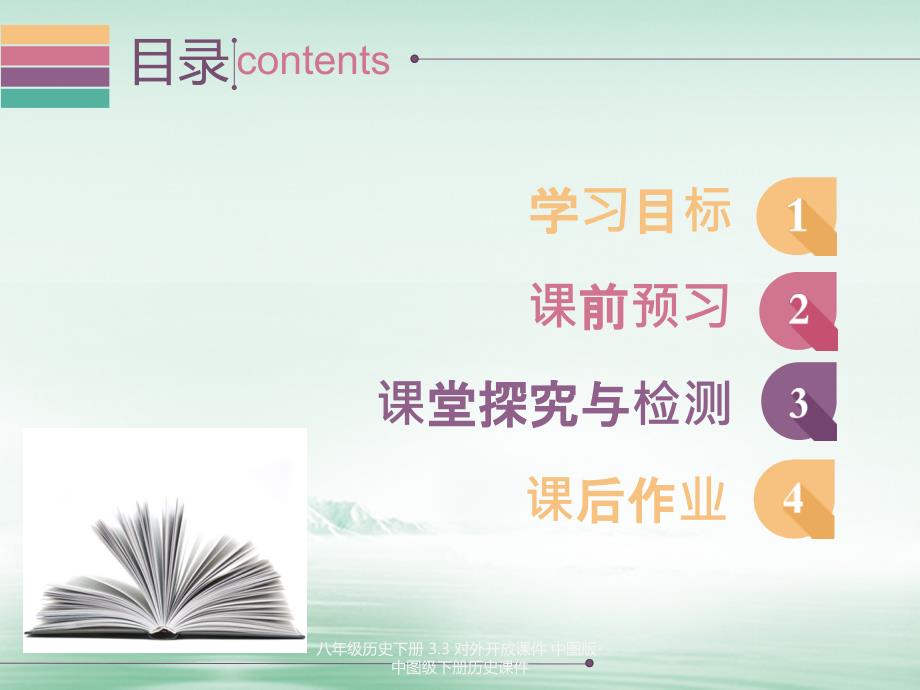 最新八年级历史下册3.3对外开放课件中图版中图级下册历史课件_第2页