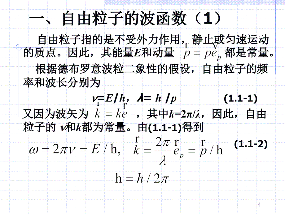 一般粒子的波函数及其物理意义课件_第4页